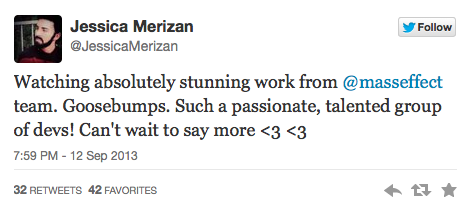 Tuits sobre Mass Effect 4.