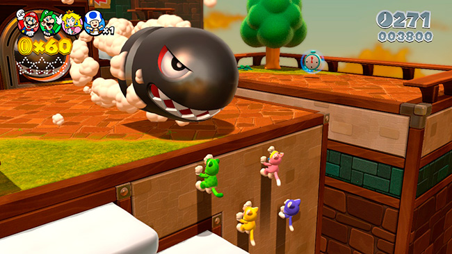 Super Mario 3D World de Wii U.