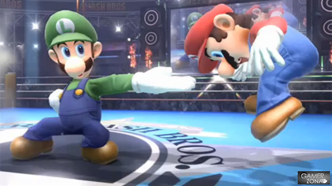 Super Smash Bros Luigi vs Mario