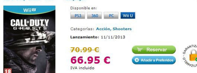 CoD Wii U