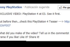 PlayStation 4 Facebook