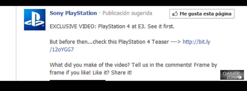 PlayStation 4 Facebook