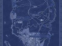 Así sería el mapa de Grand Theft Auto V