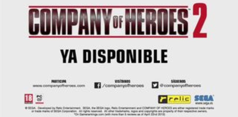 Sega pide a THQ casi 1000000 por las reservas de Company of Heroes 2