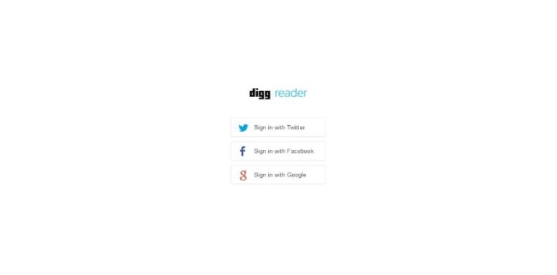 Digg Reader el lector feed de Digg