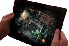 The Division y su despliegue en la pantalla táctil de un tablet.