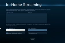 Pantallazo del streaming 'in-house'.