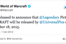 Tuit en la cuenta de World of Warcraft.