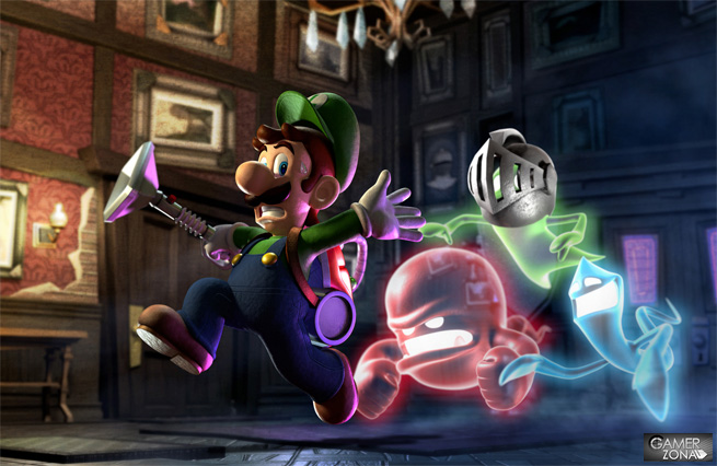 Luigi's Mansion Dark Moon fantasmas