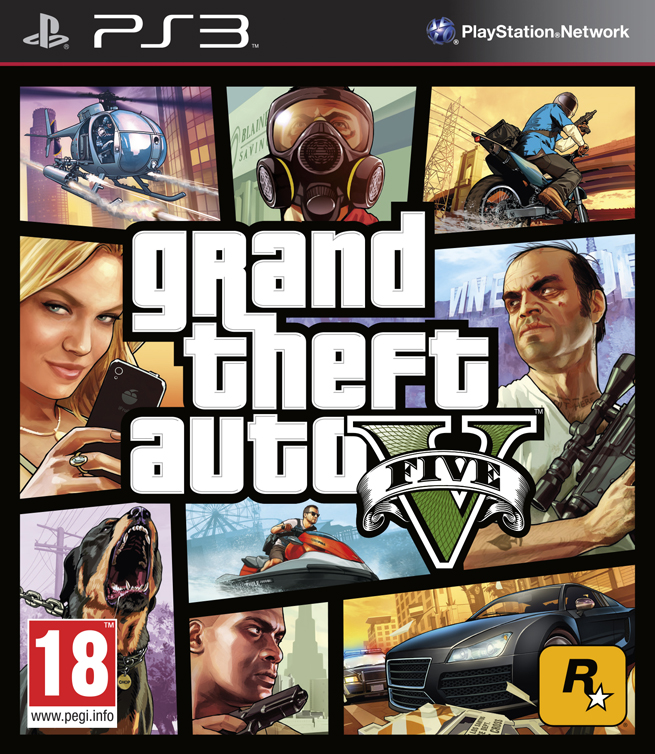 GTA 5 carátula PS3