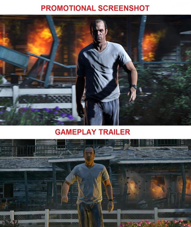 GTA V diferencias
