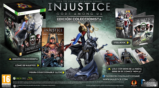Injustice Gods Among Us edición coleccionista