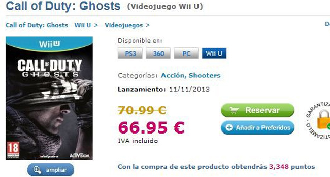 CoD Wii U
