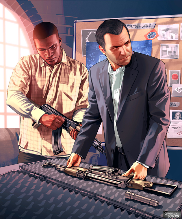 GTA V Michael Franklin