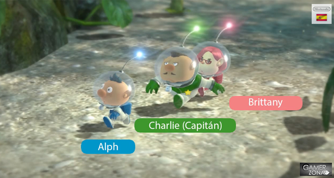Pikmin 3 protagonistas