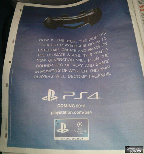PS4 anuncio