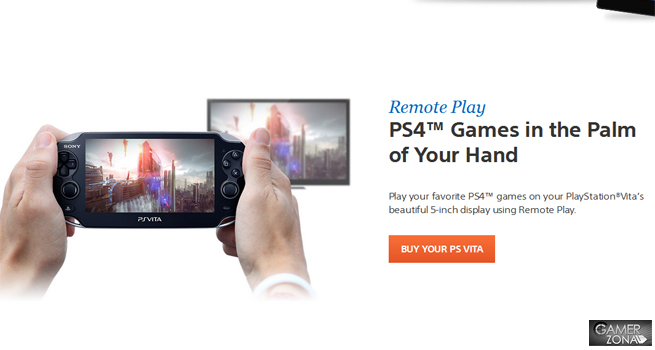 PS Vita Remote Play PlayStation 4