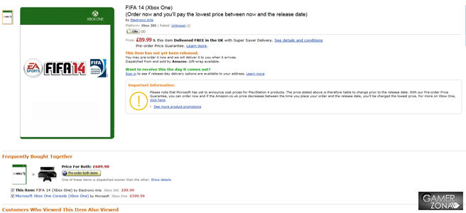 FIFA 14 Amazon