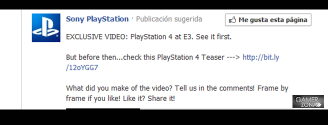 PlayStation 4 Facebook