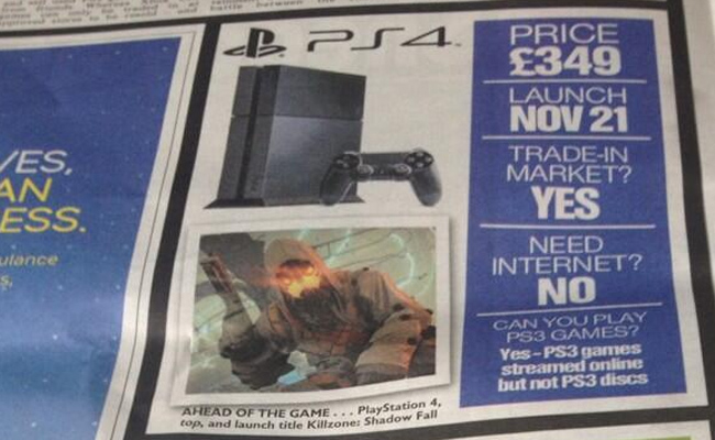 PlayStation 4 anuncio