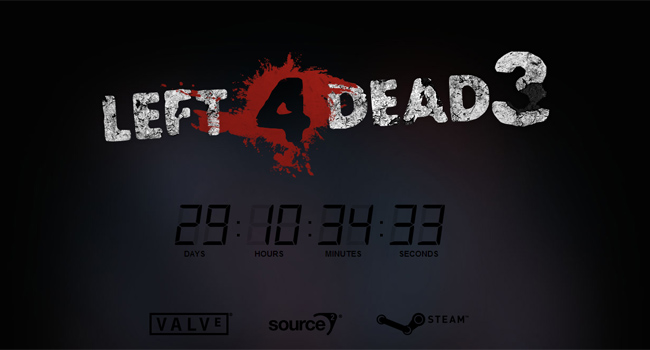 Left 4 Dead 3 anuncio