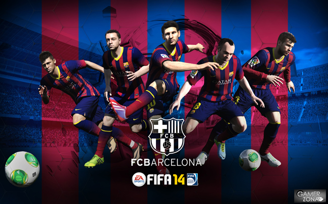 FIFA 14 Barcelona fondo de pantalla