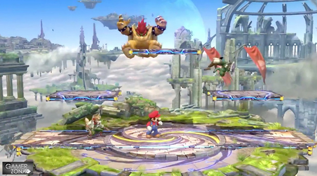 Super Smash Bros arena
