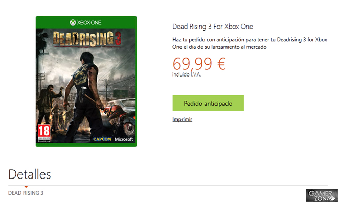 Xbox One Dead Rising 3