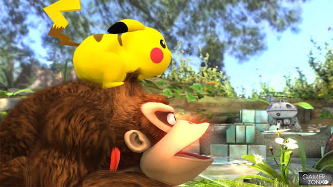 Super Smash Bros Donkey Pikachu
