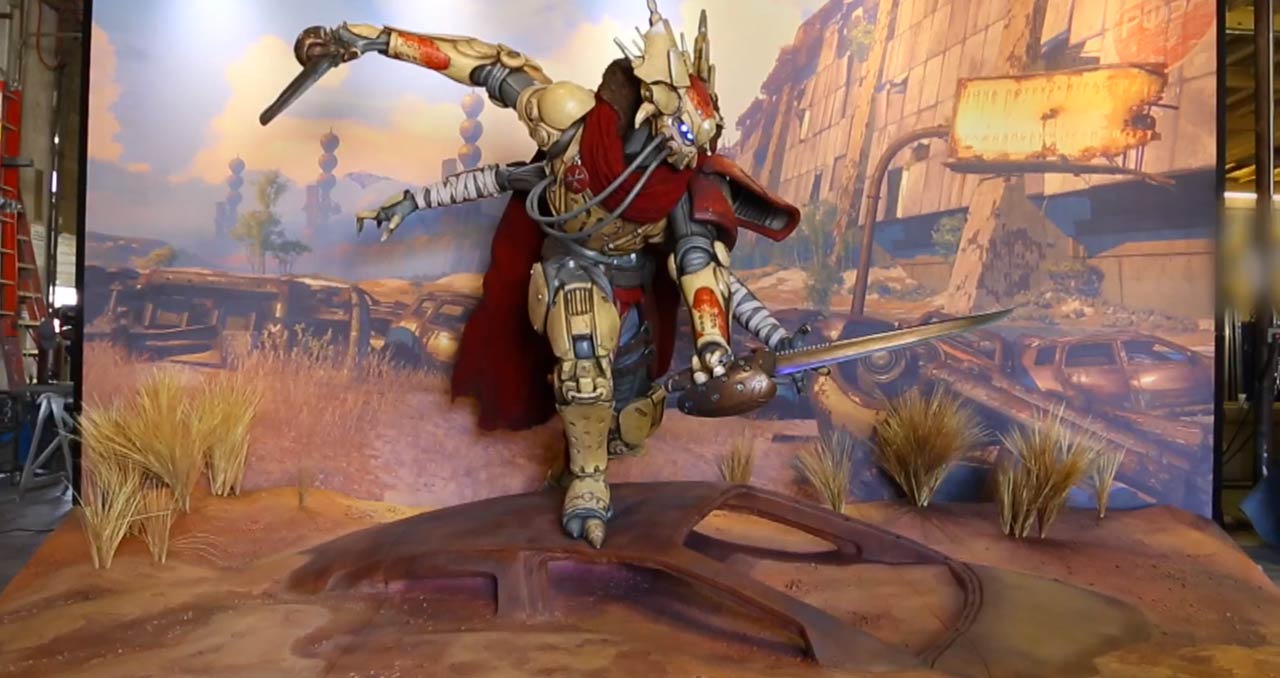 Así se hizo la estatua de la GamesCom 2013 del Caído de Destiny.