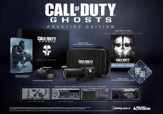 Call of Duty Ghosts editions