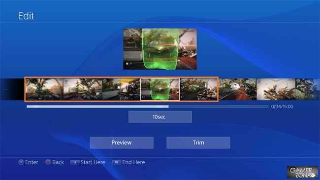 PS4 editor vídeos