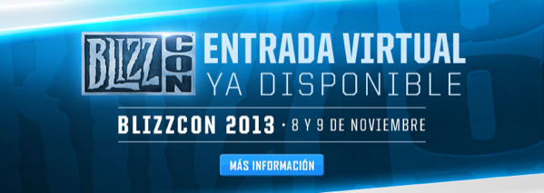 Entradas virtuales a la venta para la Blizzcon 2013.