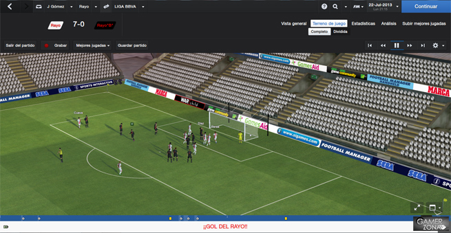 Football Manager 2014 partido