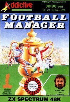 Football Manager del año 1982 para ZX Spectrum.