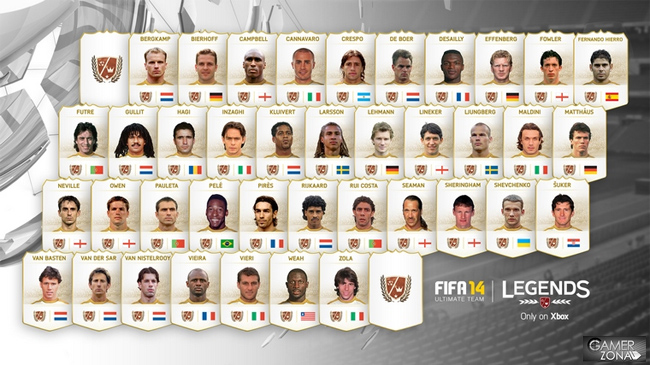 FIFA 14 Ultimate Team Legends Xbox One