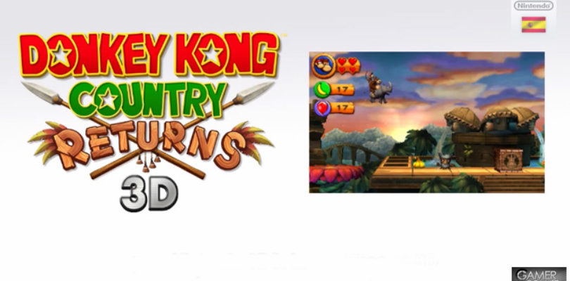 Donkey Kong Country Returns 3D plataformas