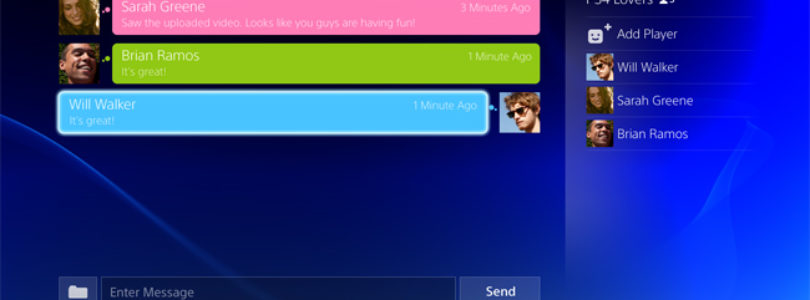 PlayStation 4 chat