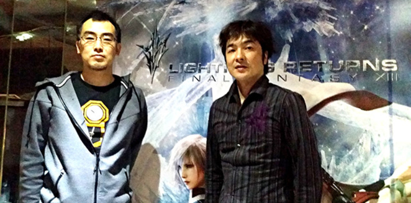 Toriyama y Abe, de Lightning Returns Final Fantasy XIII.