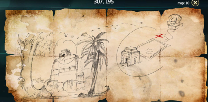 Assassin's Creed 4 Mapa del tesoros